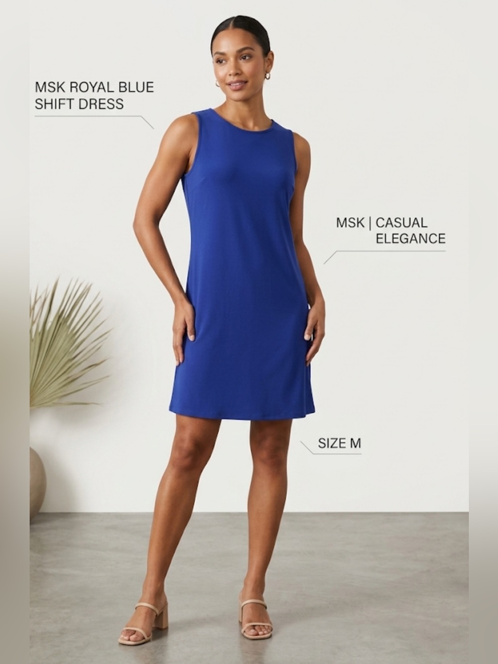 MSK Royal Blue Dress